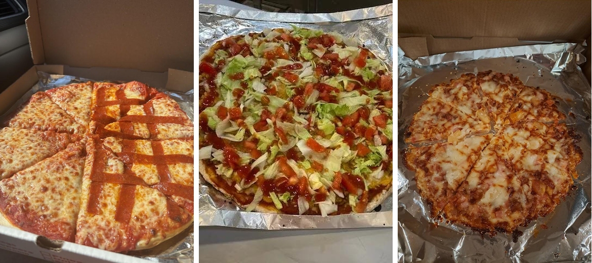 b, Pizza Menu